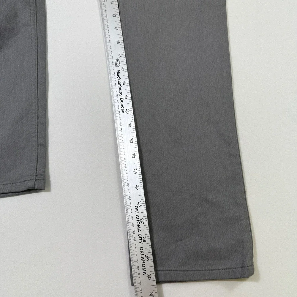 Banana Republic Traveler Pants Mens 32x30 Heathered Smoke Grey Slim Voyageur NEW